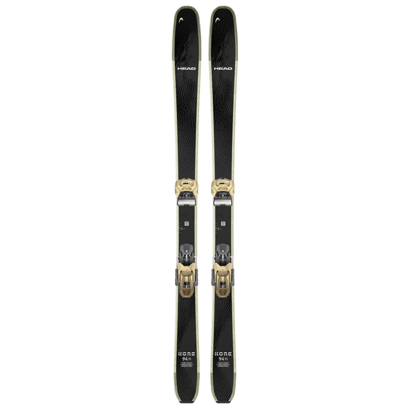 2026 Head Kore 94 Ti skis + Attack 14 GW bindings