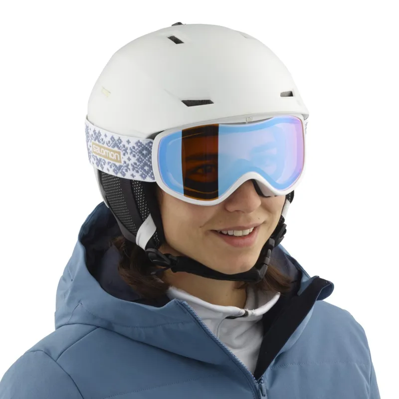 2025 Salomon Icon LT Womens Ski Helmet White-2