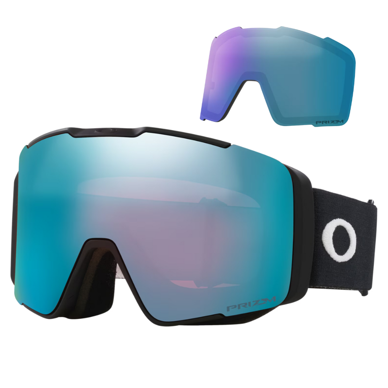 2026 Oakley Line Miner Pro L black Prizm sapphire and iced