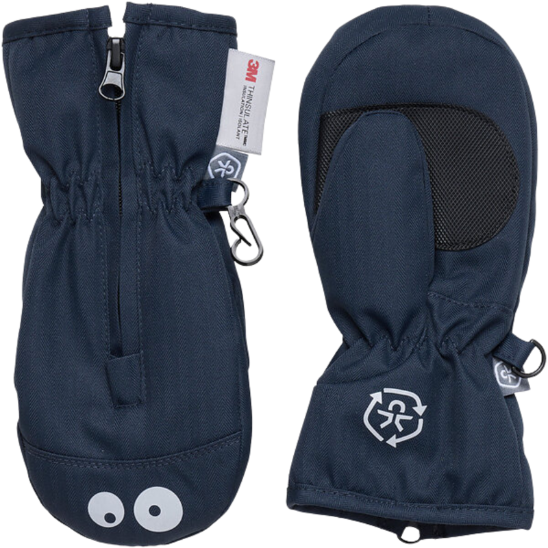 2024 Color Kids baby ski mittens eclipse