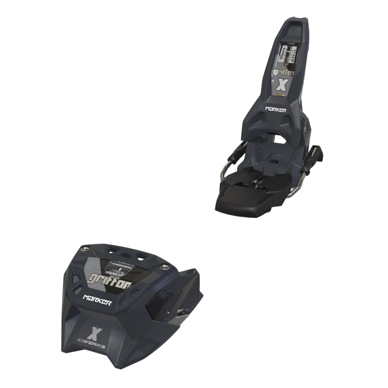 2027 Marker Griffon X 13 MWerks Ski Bindings Graphite Black