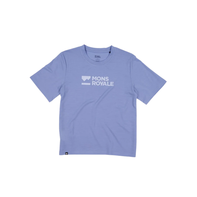 2027 Mons Royale Icon Womens Merino T-Shirt Moonstone