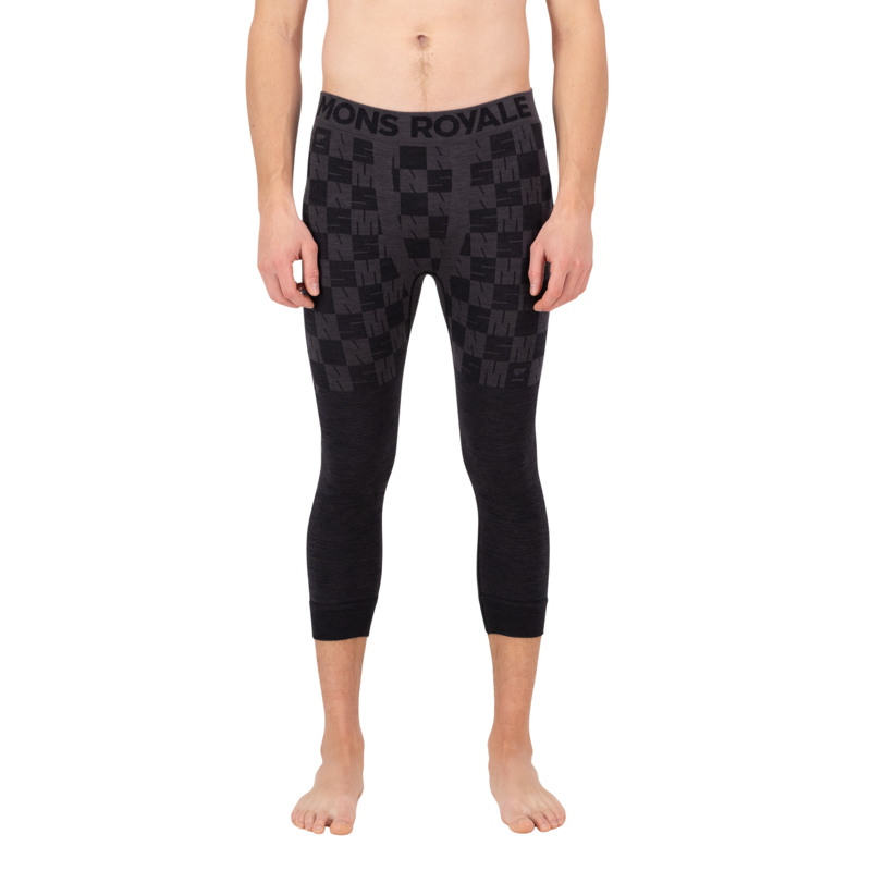 2026 Mons Royale Ascender mens base layer 3/4 pant iron