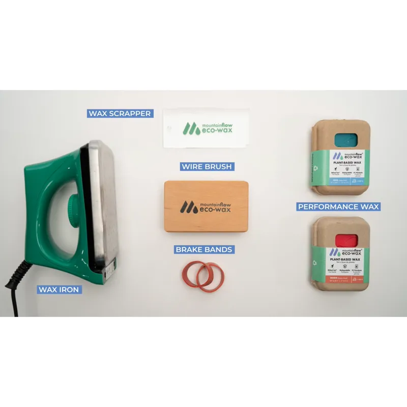 2026 MountainFLOW Eco wax and service kit with iron- Blue Square-1