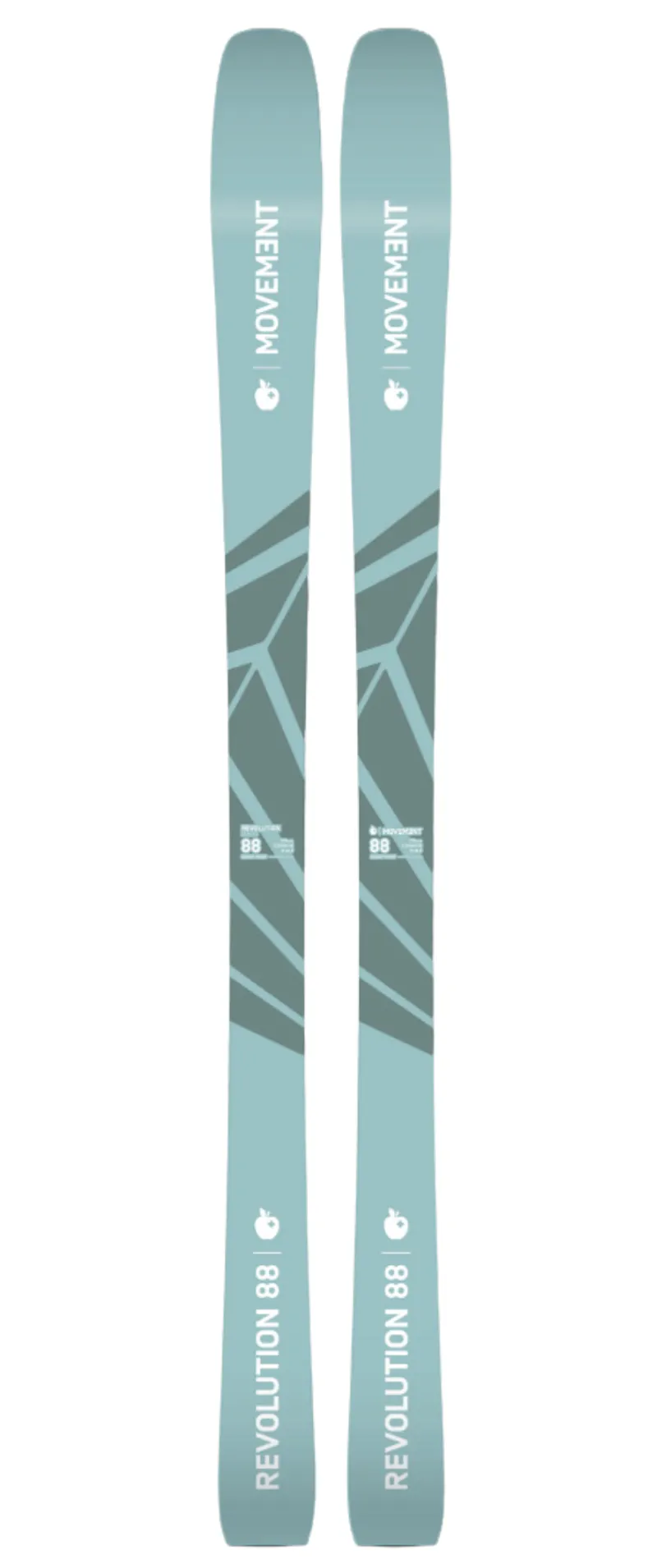 2025 Movement Revolution 88 W women's flat skis