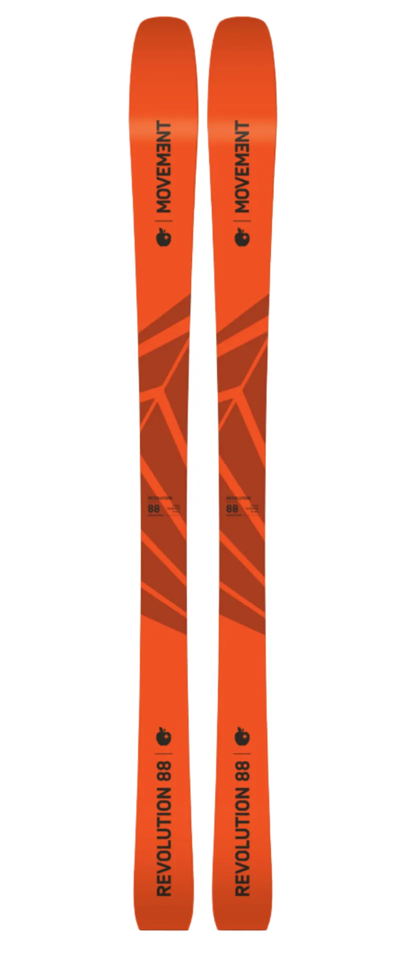 2025 Movement Revolution 88 flat skis