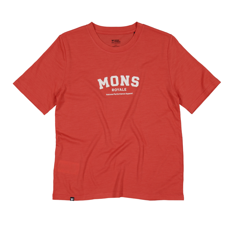 2026 Mons Royale Icon women's t-shirt cranberry