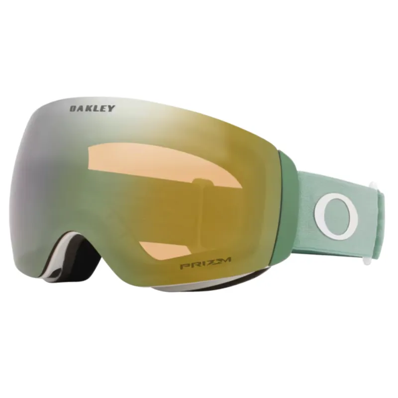 2025 Oakley Flight Deck M ski goggles jade/Prizm sage gold