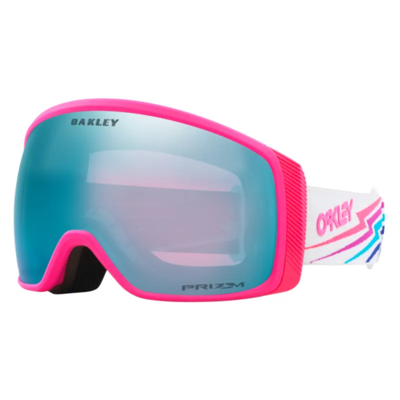 2025 Oakley Flight Tracker M ski goggles white Bolt/Prizm sapphire