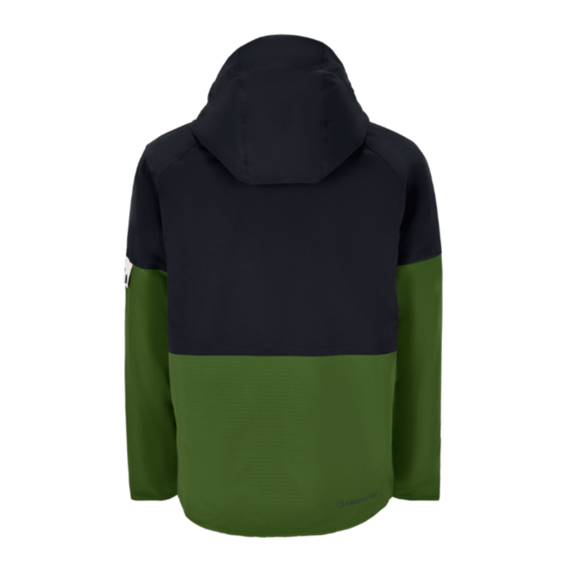 2026 Obermeyer A.M.F men's ski jacket black green-1