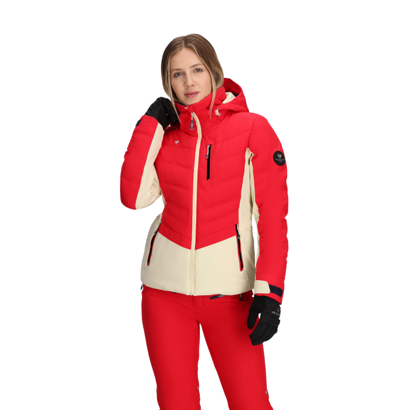 2026 Obermeyer Cosmia Down women's ski jacket ski patrol red-1