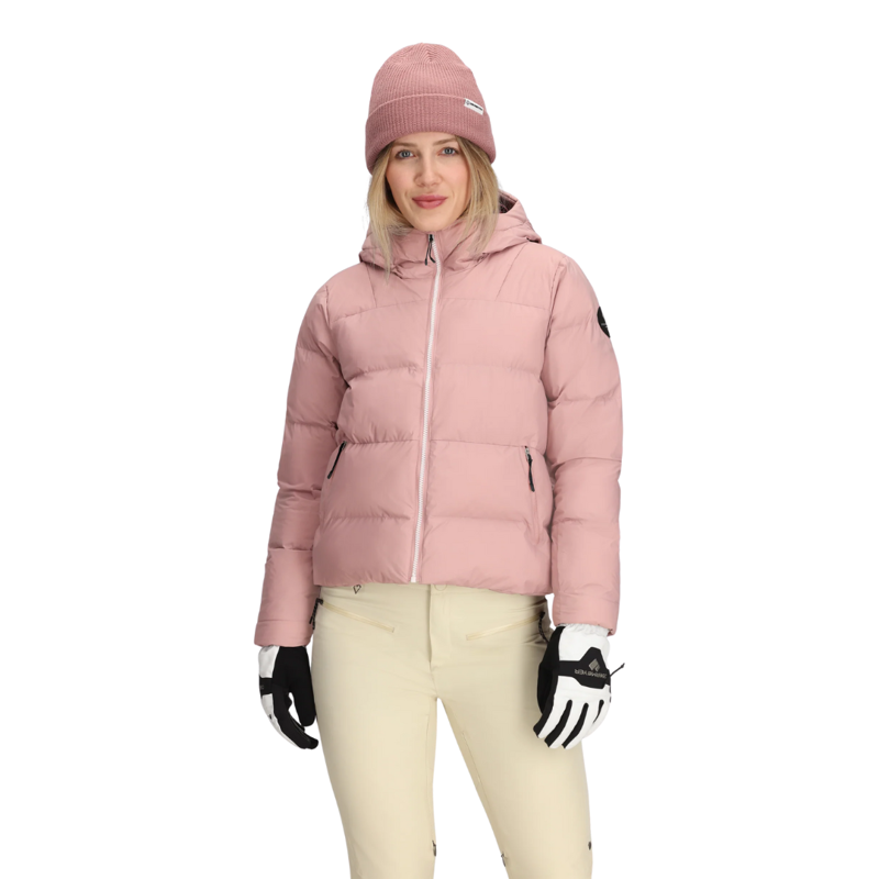 2026 Obermeyer Slopeside Puffer women's ski jacket mauve deep-1