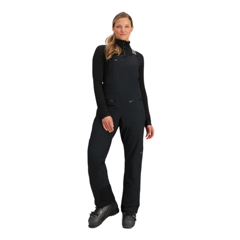 2025 Obermeyer Bliss women's bib ski pants black-1