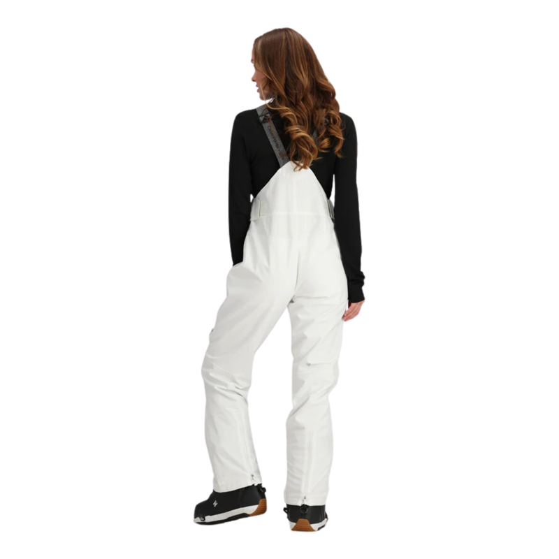 2025 Obermeyer Bliss women's bib ski pants white-2