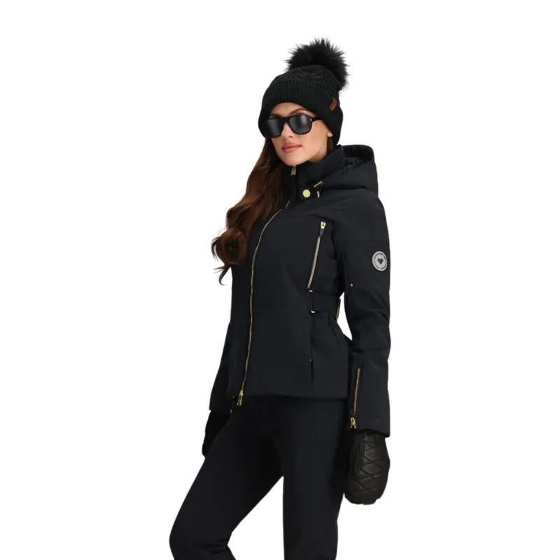2025 Obermeyer Cristallo women's ski jacket black-1
