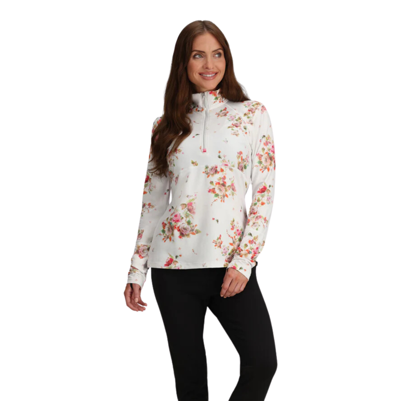 2025 Obermeyer Discover women's midlayer rose garden-1