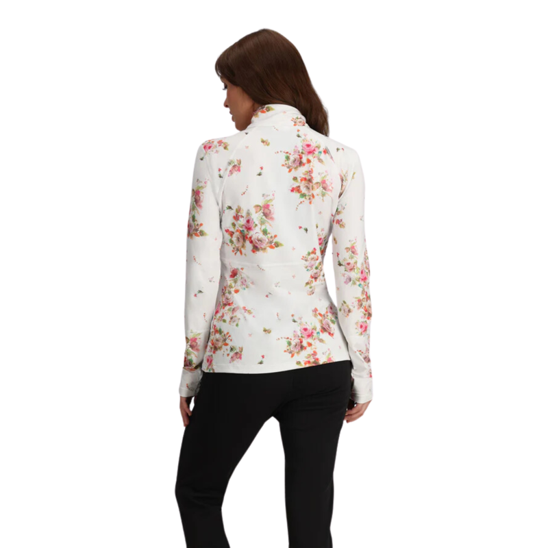 2025 Obermeyer Discover women's midlayer rose garden-2