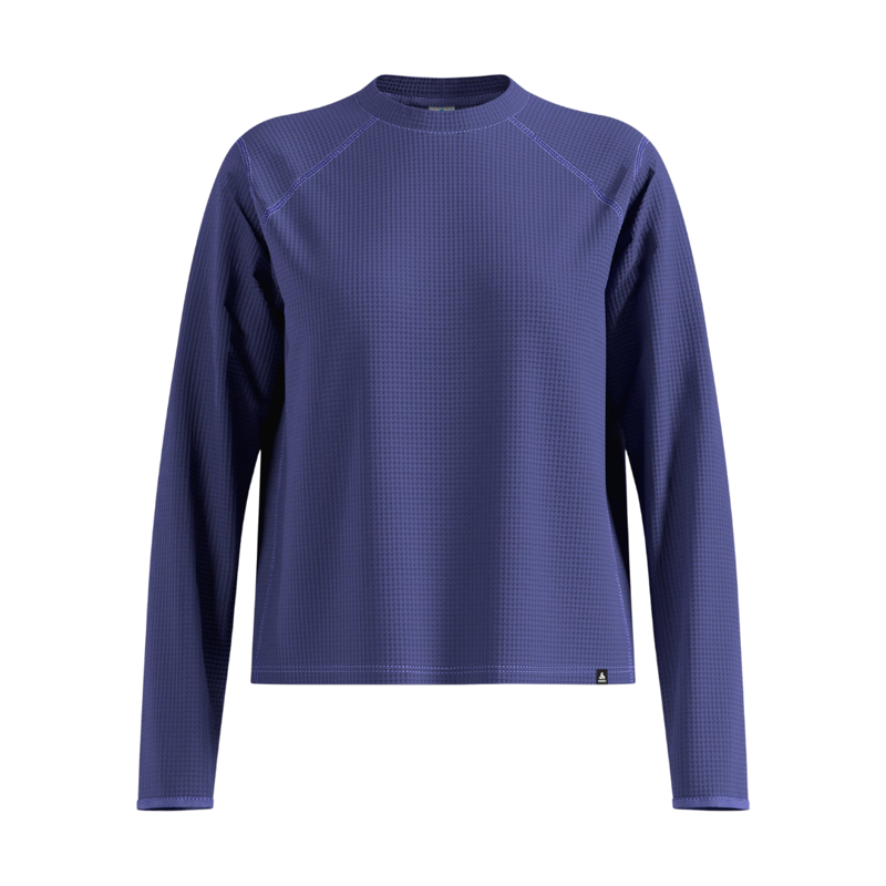 2026 Odlo Cubic women's midlayer top skipper blue