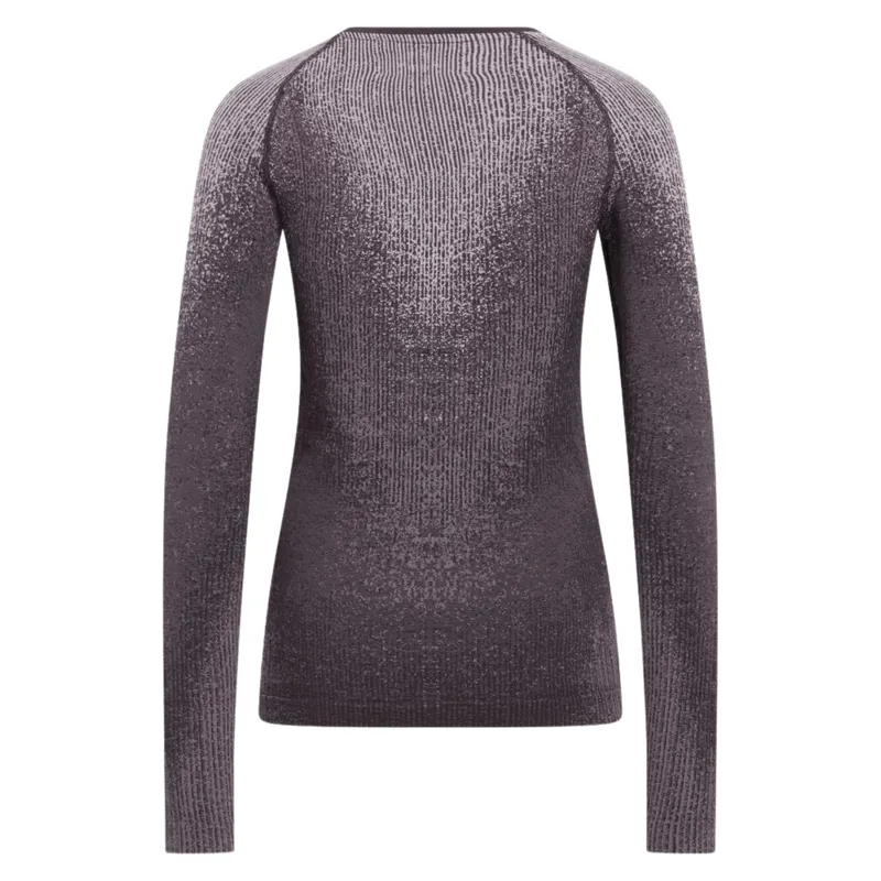 2025 Odlo Blackcomb women's base layer top grey ridge-2