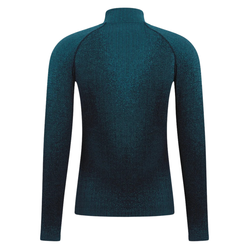 2025 Odlo Blackcomb men's zip base layer top provincial blue-1