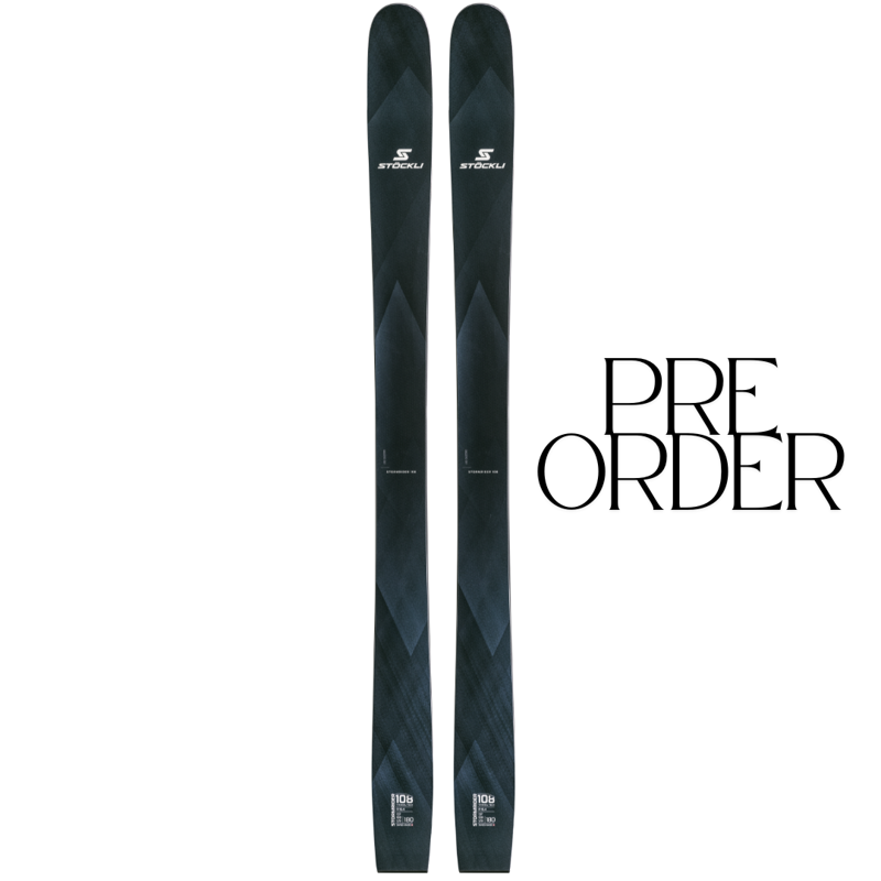 2027 Stockli Stormrider 108 skis flat