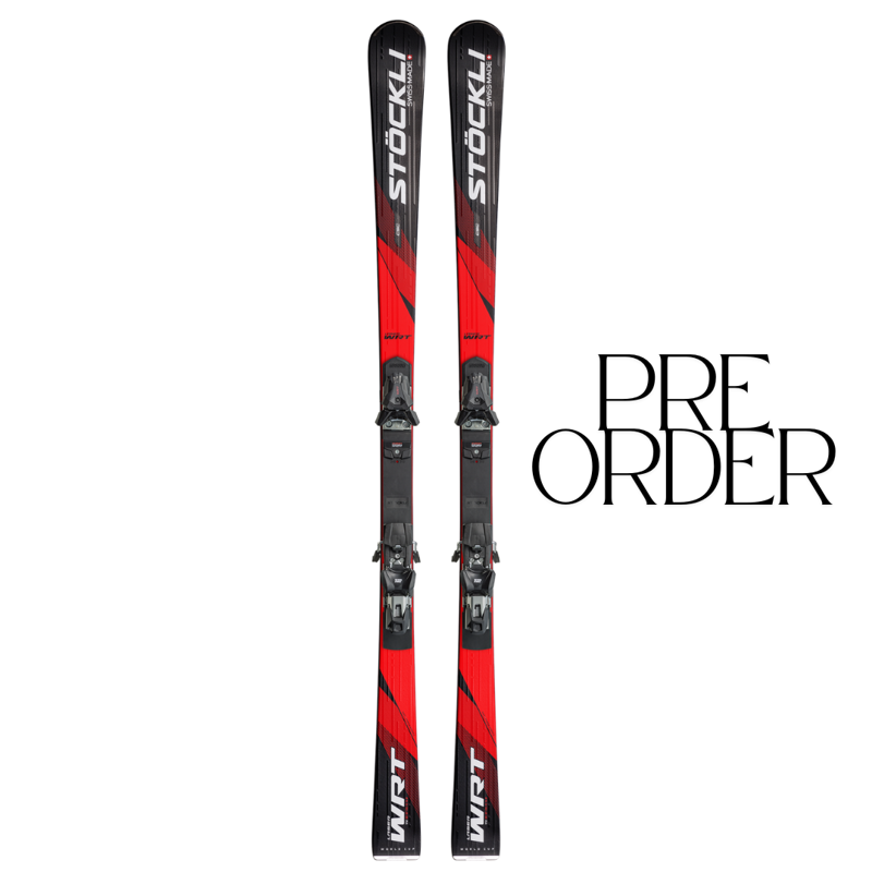 2027 Stockli laser WRT skis + WRT Carbon WRT12 bindings