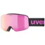 2026 Uvex Pwdr Jr kids ski goggles black/pink