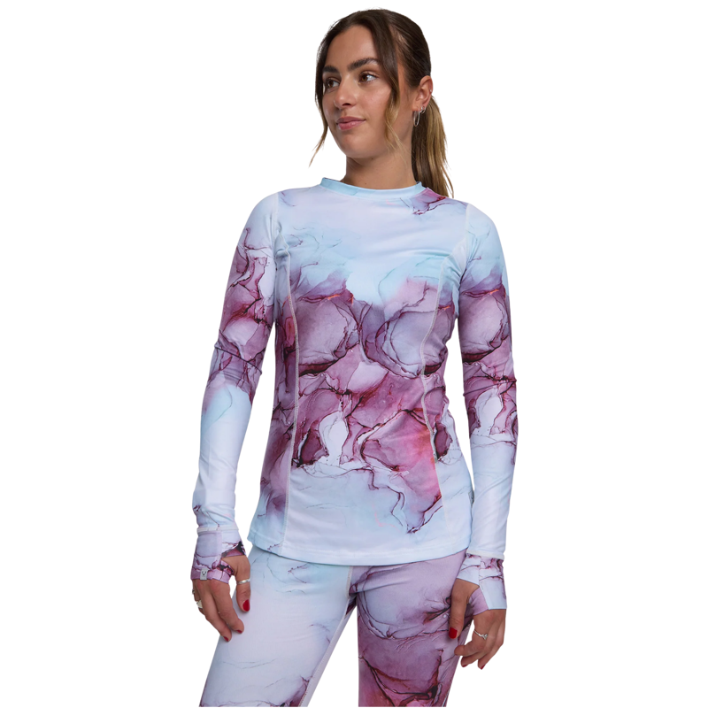 2027 Rojo Best Life Womens Base Layer Top Rosewater