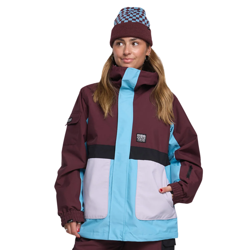 2027 Rojo Retro Star Womens Ski Jacket Fig