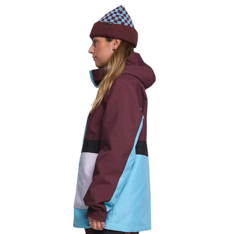 2027 Rojo Retro Star Womens Ski Jacket Fig-1