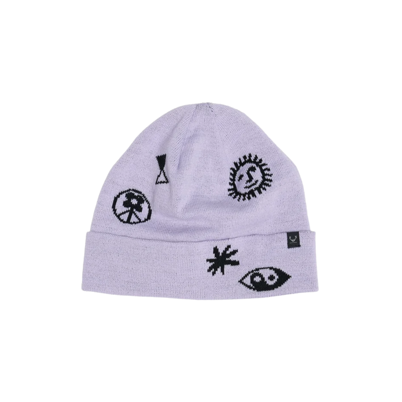 2027 Rojo Sun Dial Womens Beanie Hat Thistle