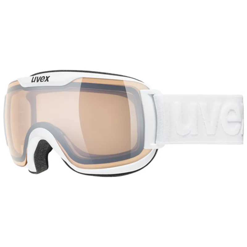 2024 Uvex Downhill 2000 S V ski goggles white/silver vario lens