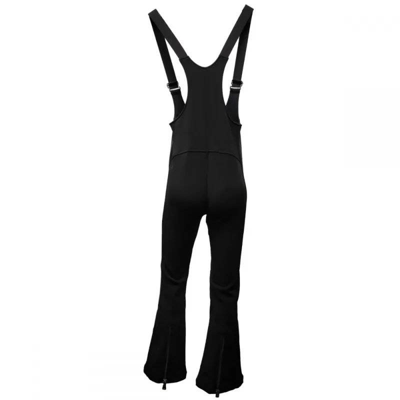 2023 Tonini Rosy Womens High Waist Bib Style Ski Pants Black-1