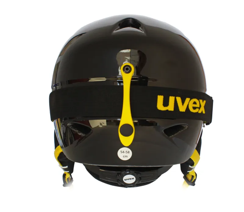 Uvex Airwing 2 Junior Kids Ski Helmet/Goggles Set 2019 Black/Yellow-1