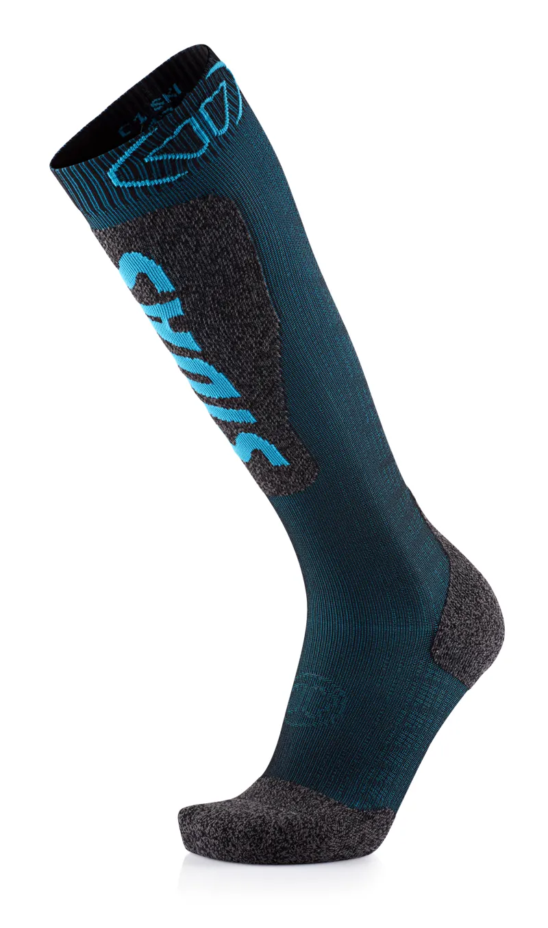 2026 Sidas Ski Expert eco-friendly ski socks blue