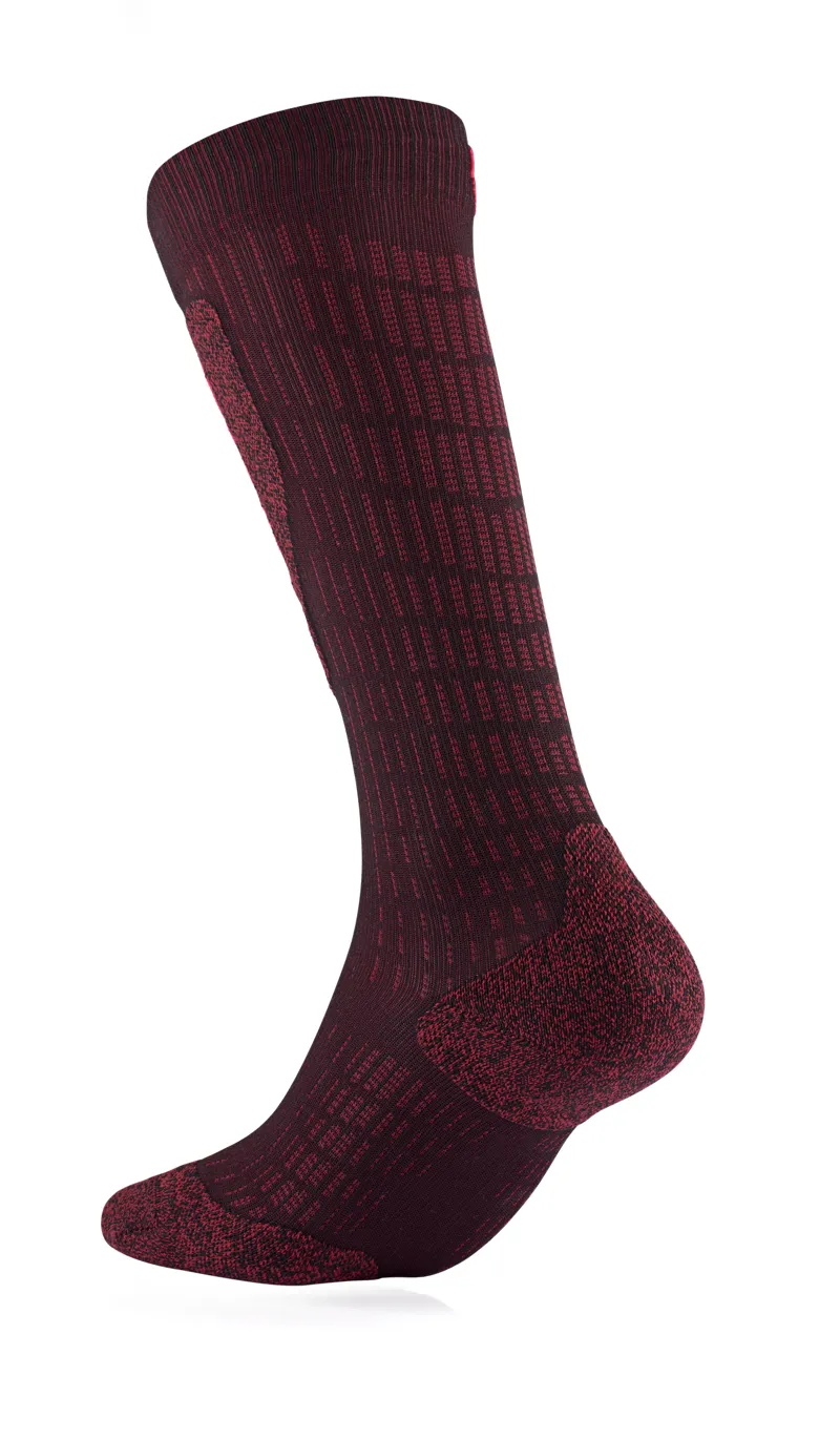 2026 Sidas Ski Expert eco-friendly ski socks berry-2