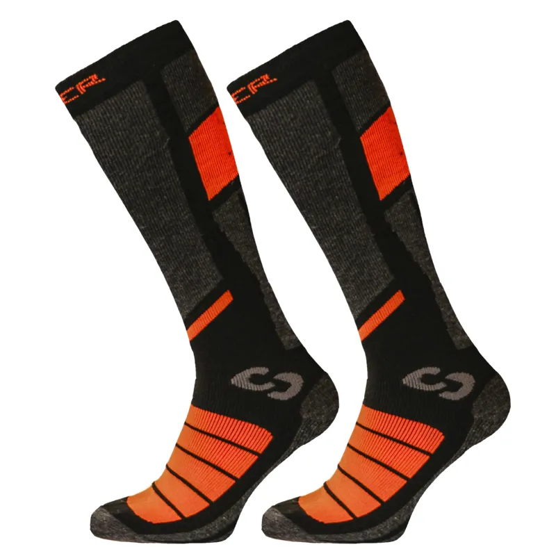 2025 Sinner Pro ski socks 2 pack orange