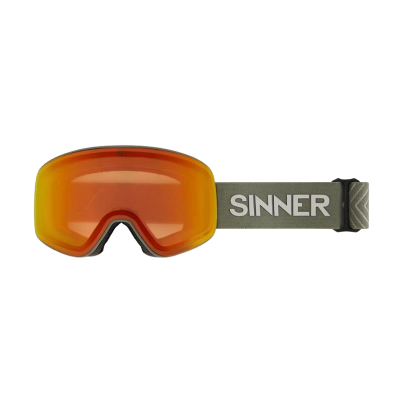 2025 Sinner Snowghost ski googles moss green/photochromic red lens-1