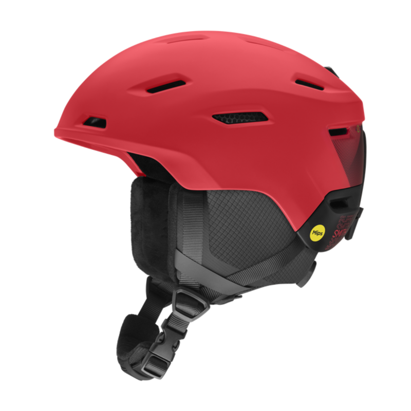 2026 Smith Descend MIPS ski helmet patrol red