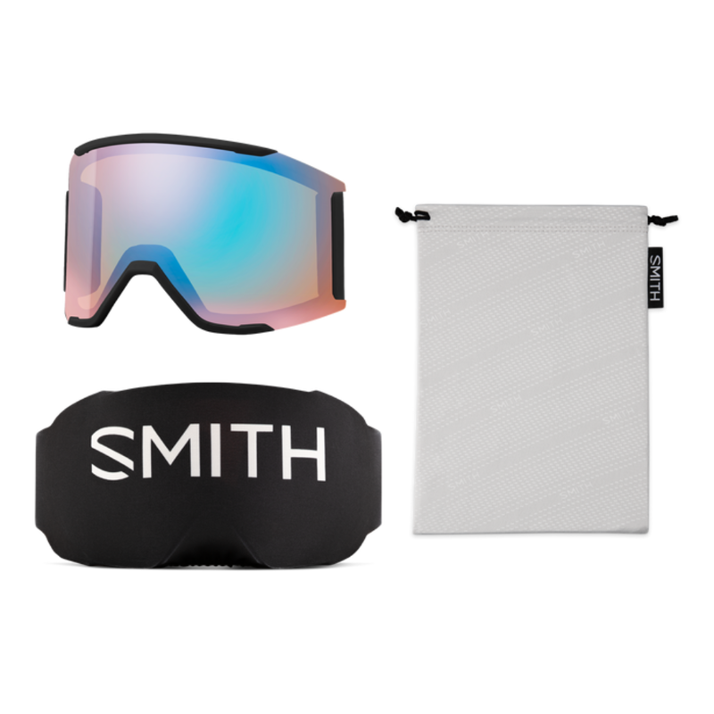2026 Smith Squad Mag ski goggles black gold-1
