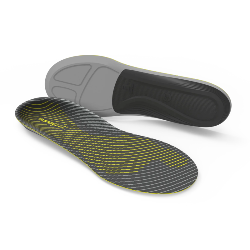 2026 Superfeet Active Support Low Arch Insole Carbon