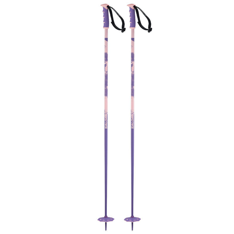 2027 Salomon Steep Ski Poles Lilac