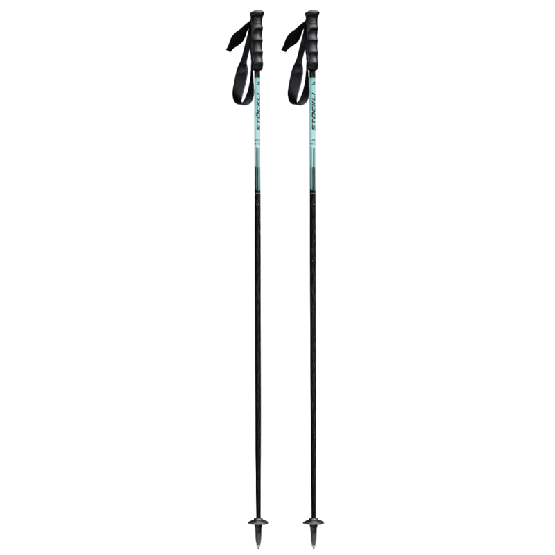 2026 Stockli Carbon Motion ski poles teal