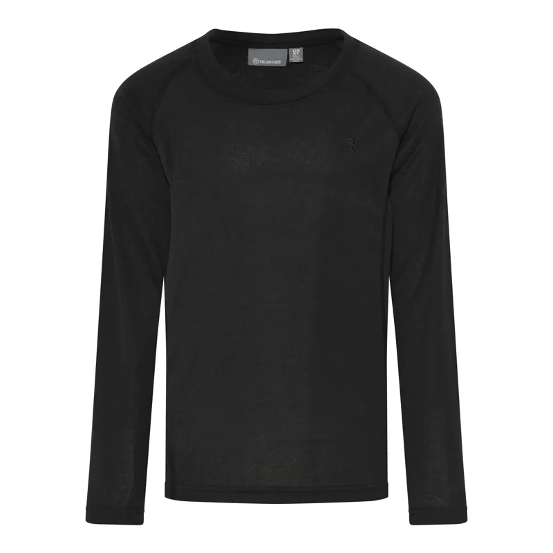 2026 Color Kids Thermal kids base layer set black-1