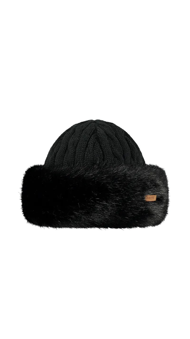 2026 Barts Fur Cable Bandhat black
