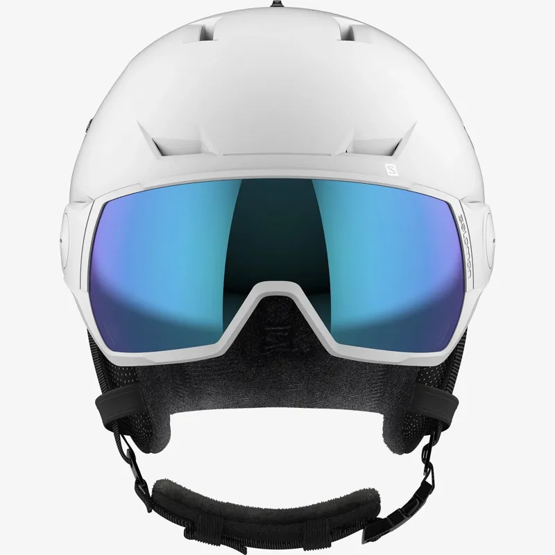 2024 Salomon Icon LT visor Womens ski helmet White-2