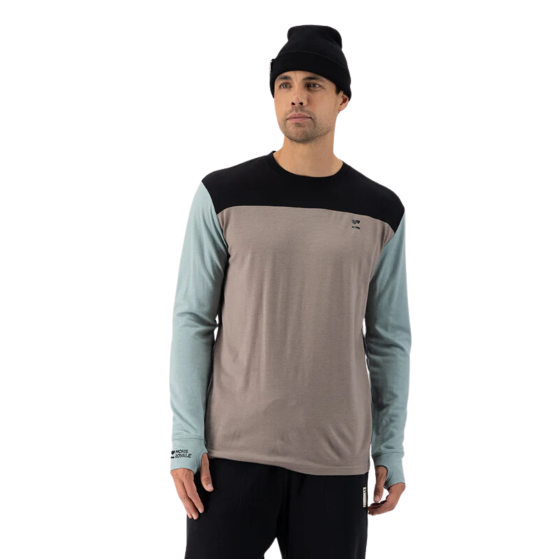 2025 Mons Royale Yotei base layer top dew/cinder-1