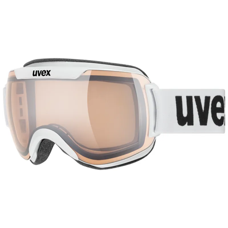 Uvex Downhill 2000 V Ski Goggles 2020 White/Mirror Silver Vario Lens