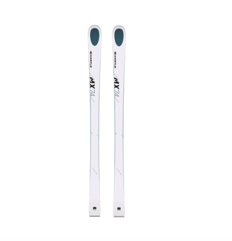 Skis Paraboliques KASTLE MX74 + Fixations - Longueur 164 Cm - Occasion Ex-location - Affûtés/fartés