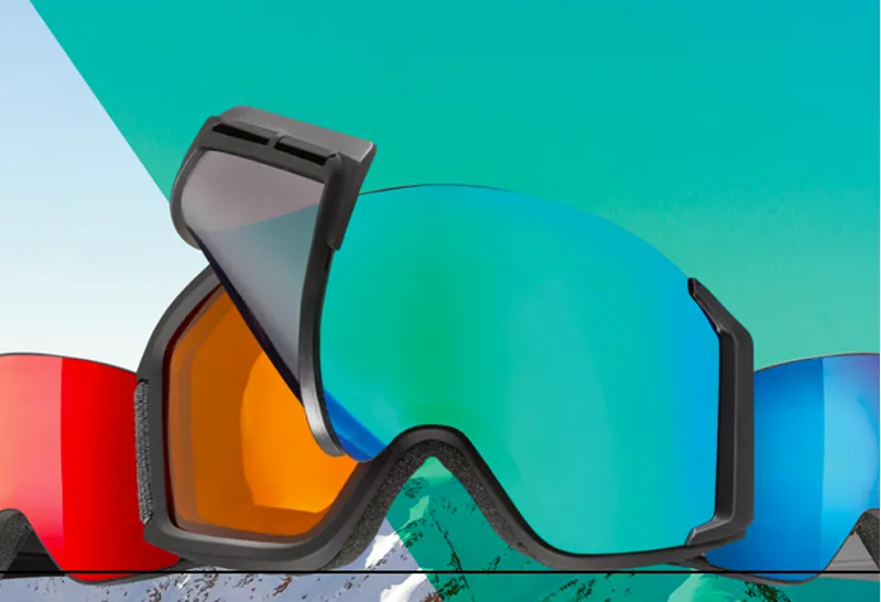 Uvex G.GL 3000 Take Off Ski Goggles 2020 OTG Black/Mirror Red